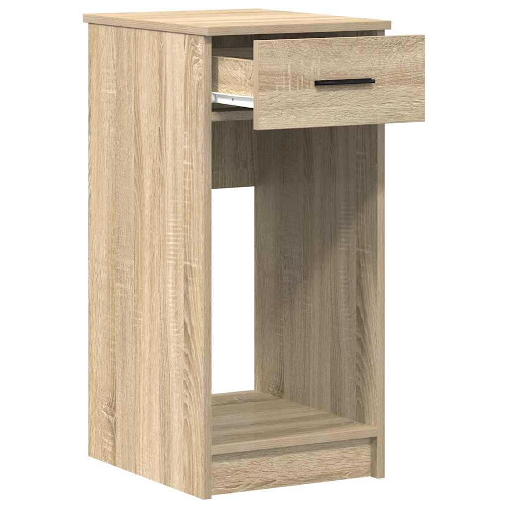 Suporte torre computador com gaveta 35x45x77 cm carvalho sonoma