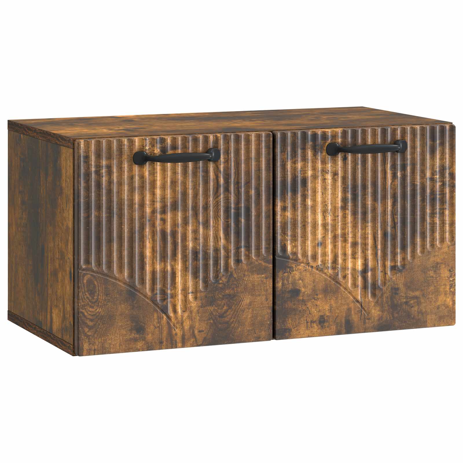 Gabinete de TV de parede carvalho fumado 59,5 x 31 x 30 cm
