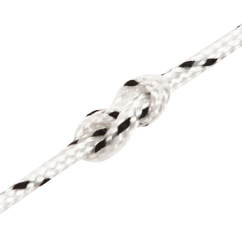 Corda entrançada para barco 2 mm x 250 m poliéster branco