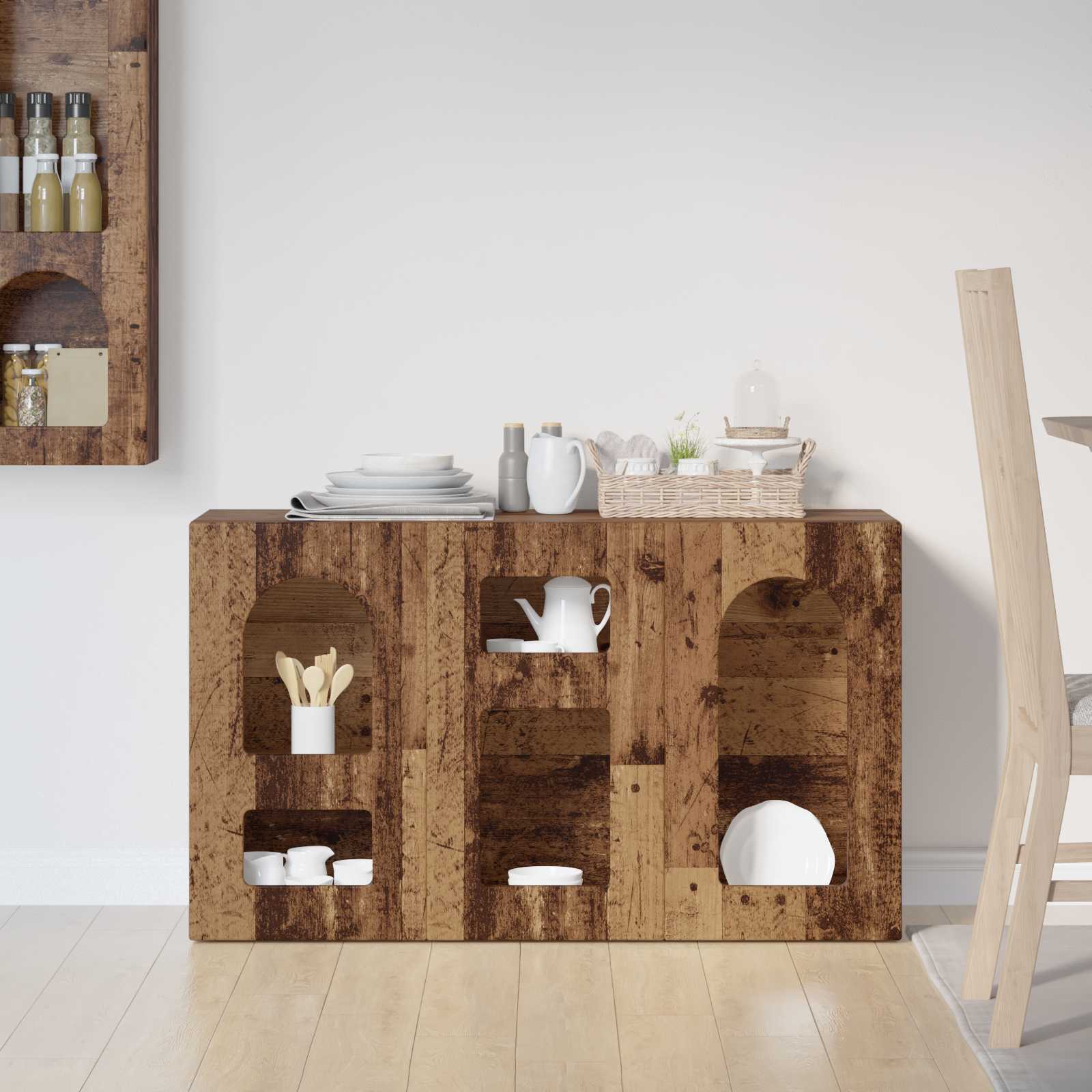 Buffet elst madeira antiga 100 x 35 x 59 cm