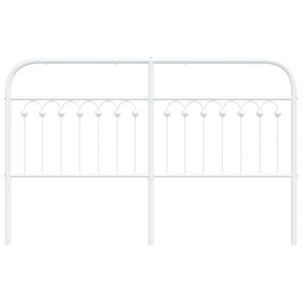 Cabeceira de substituição 150 cm metal branco