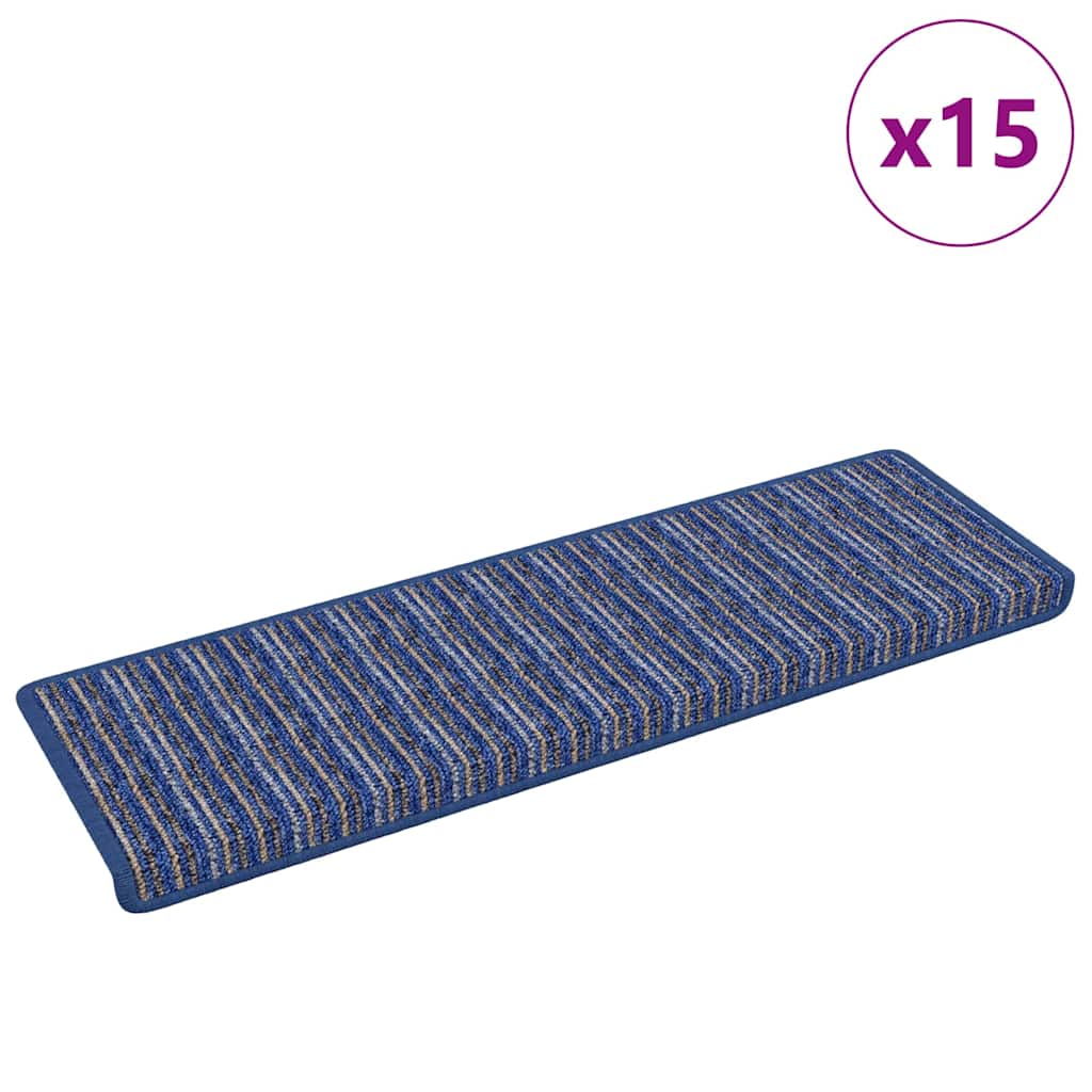 Tapetes adesivos para escadas 15 unid. 65 x 21 x 4 cm non-slip
