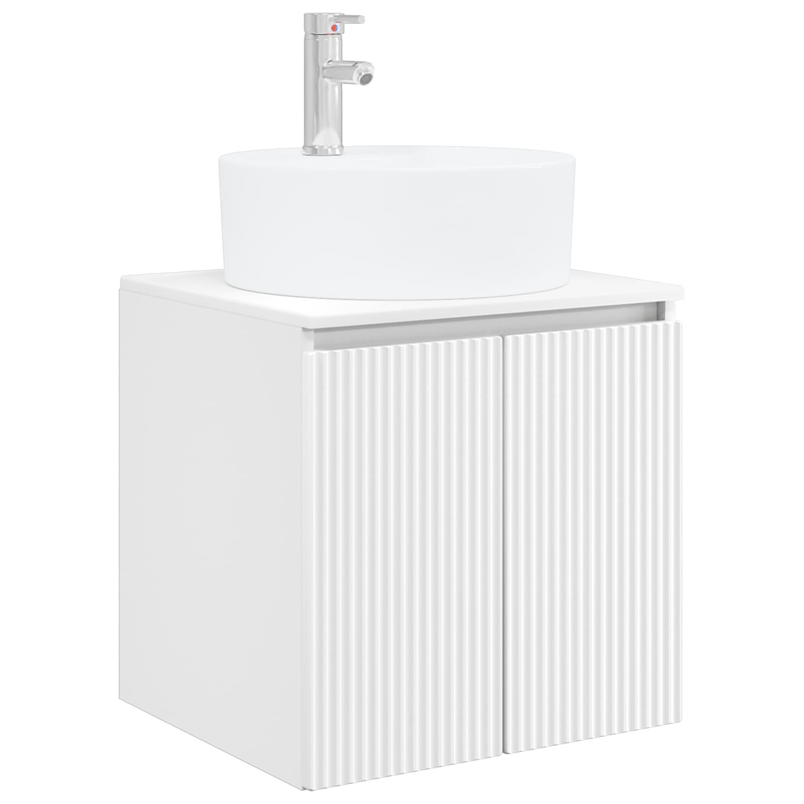 Vaidade com pia suspensa branco 49,5 x 44,5 x 65 cm