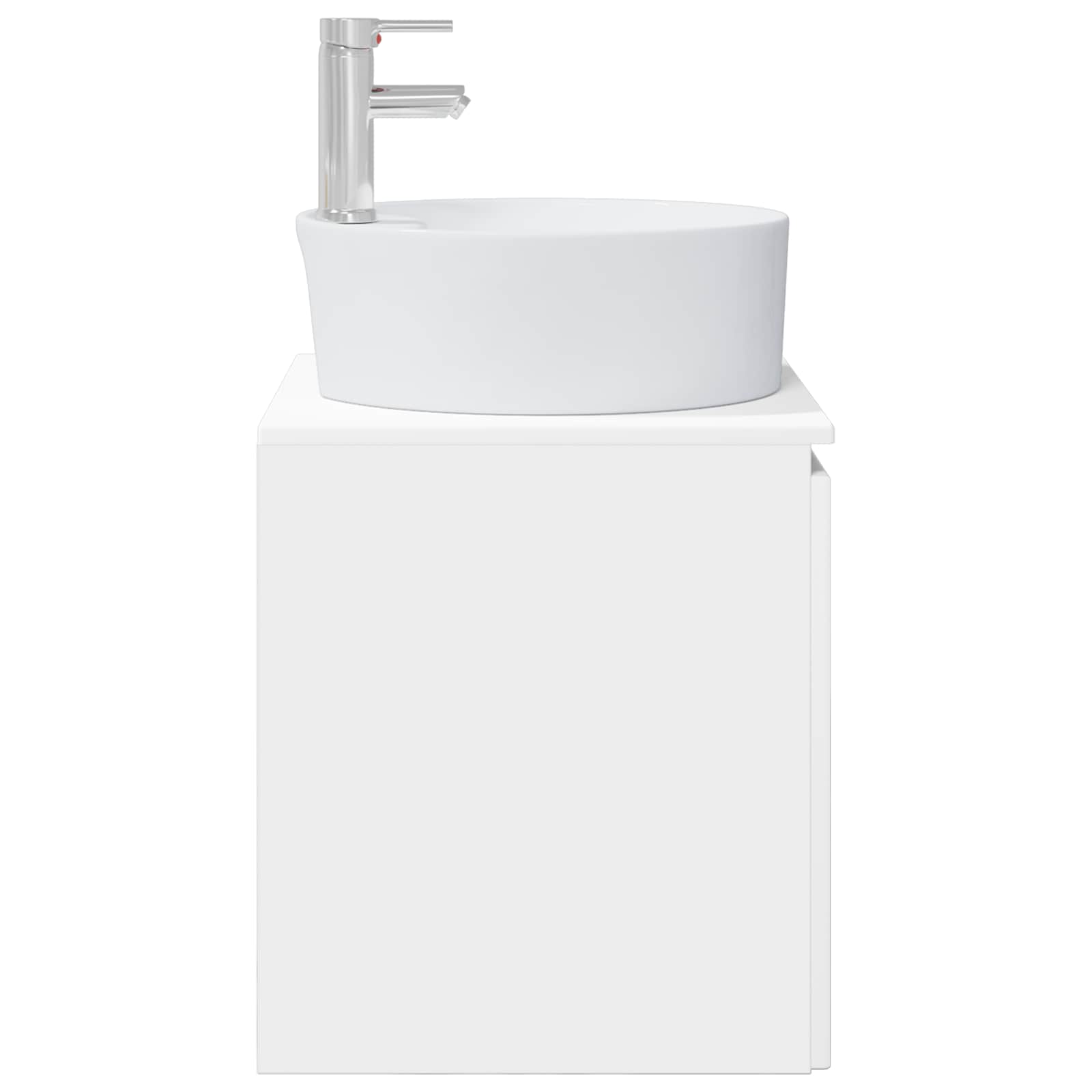 Vaidade com pia suspensa branco 49,5 x 44,5 x 65 cm