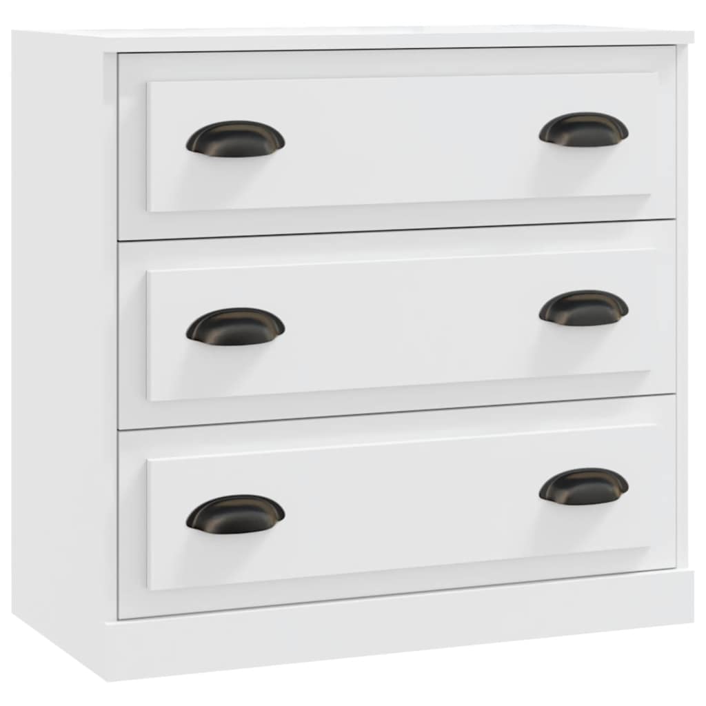 Aparadores 2 pcs derivados de madeira branco