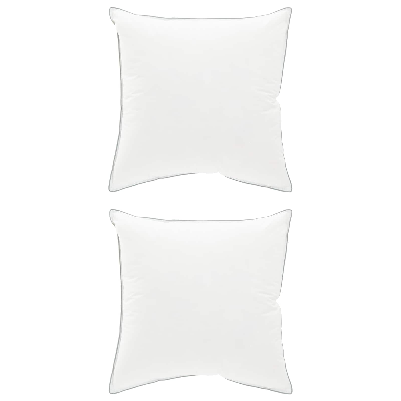 Almofada 2 unid. 65 x 65 cm lã australiana branco
