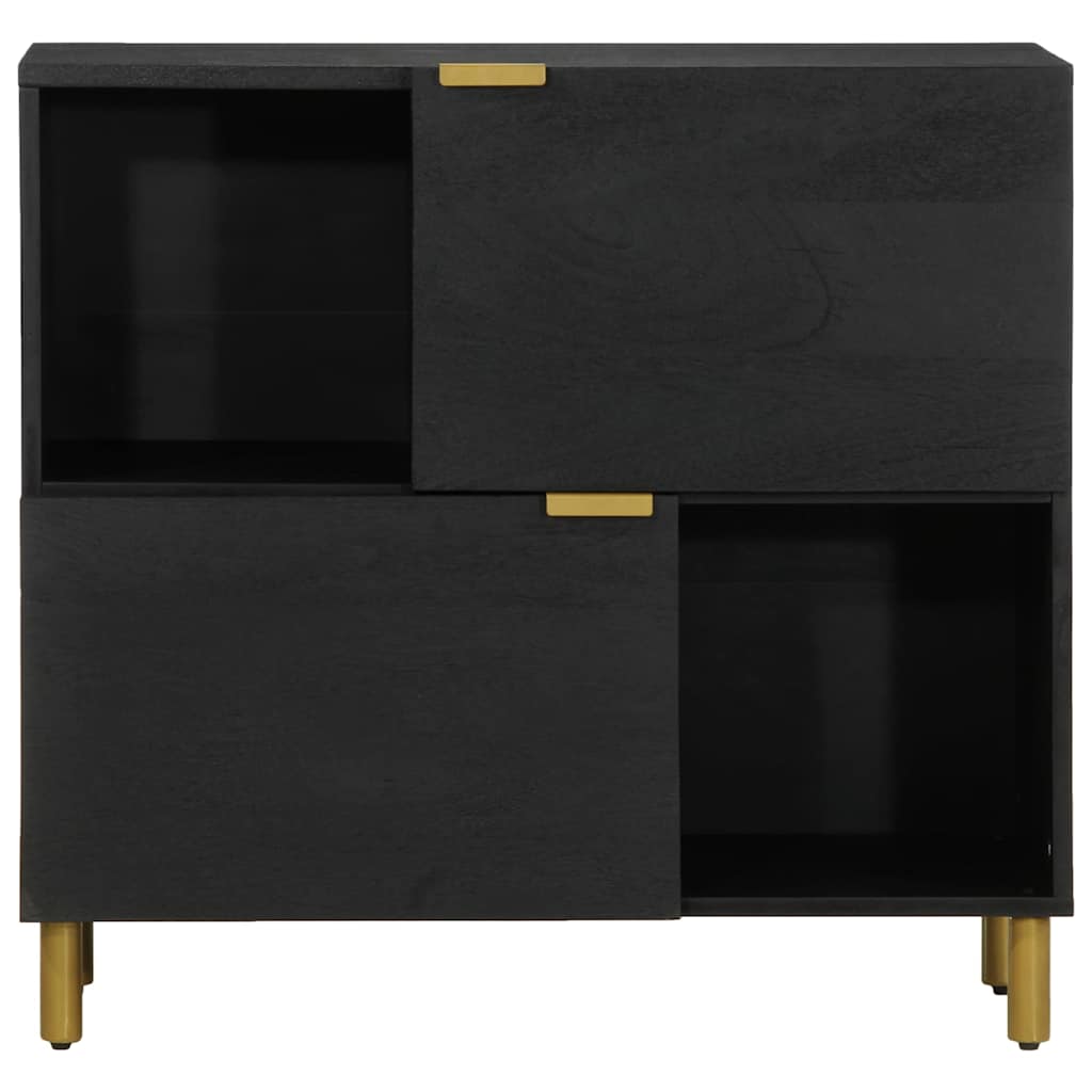 Aparador 80x33x75 cm derivados de madeira preto