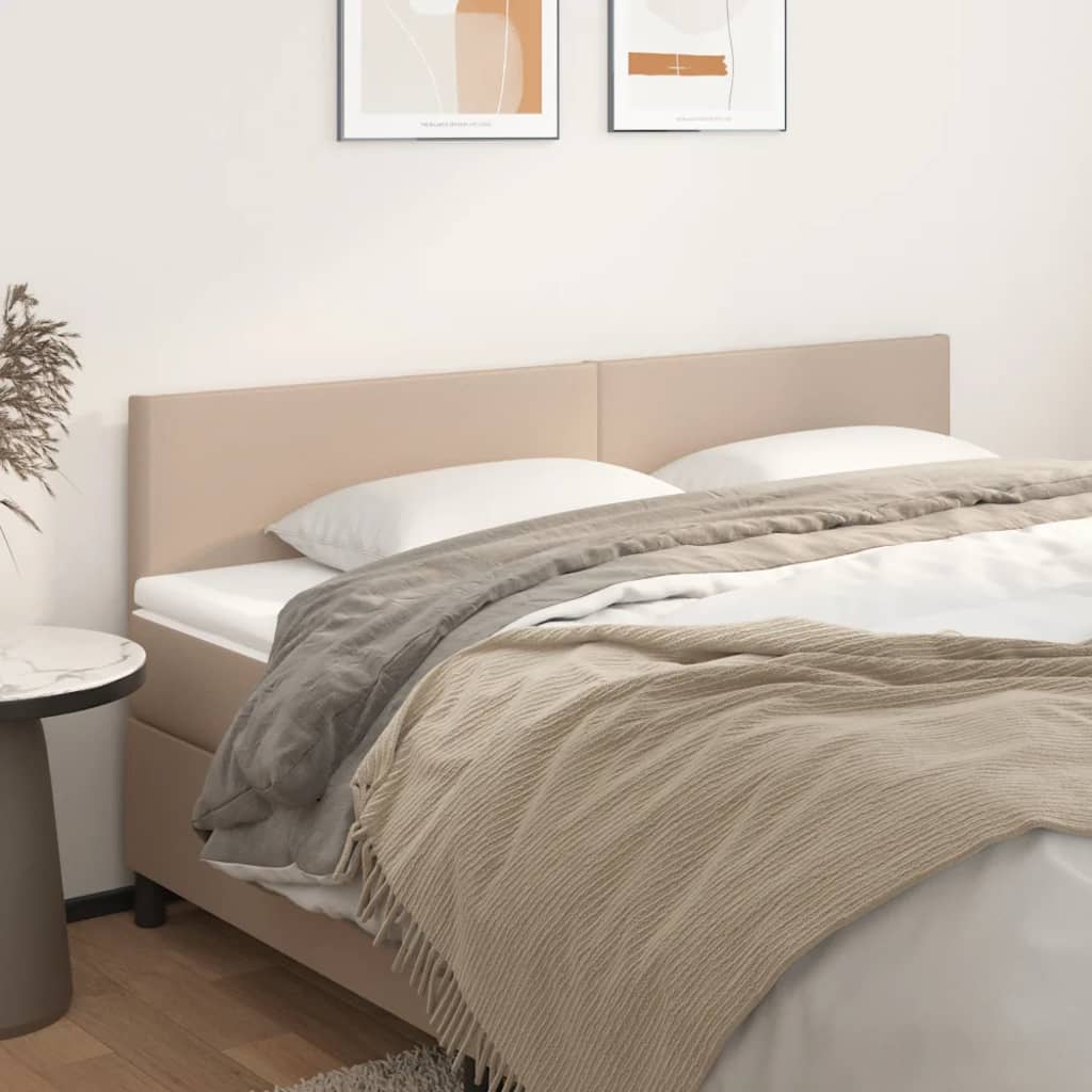 Cabeceiras cappuccino 180x5x78/88 cm couro artificial