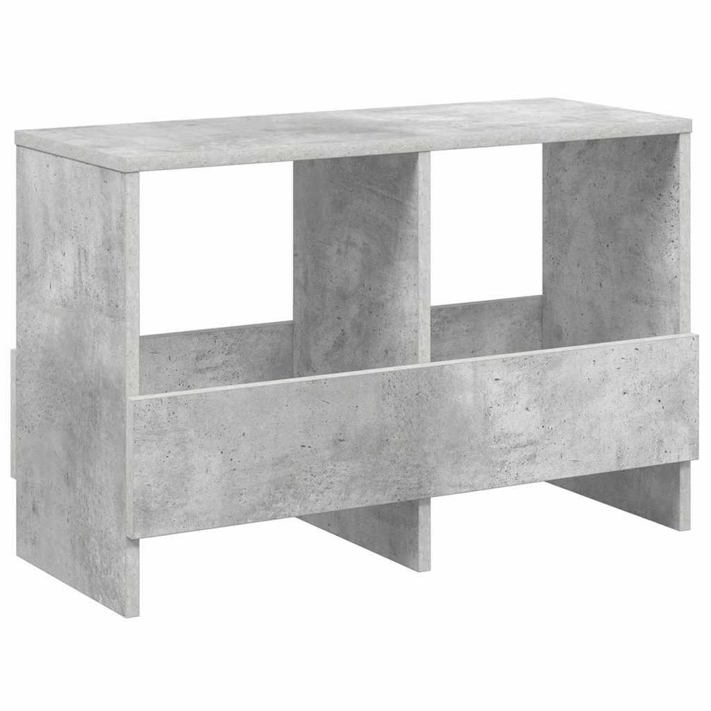 Estante de revistas cinzento 68,5 x 30 x 45 cm