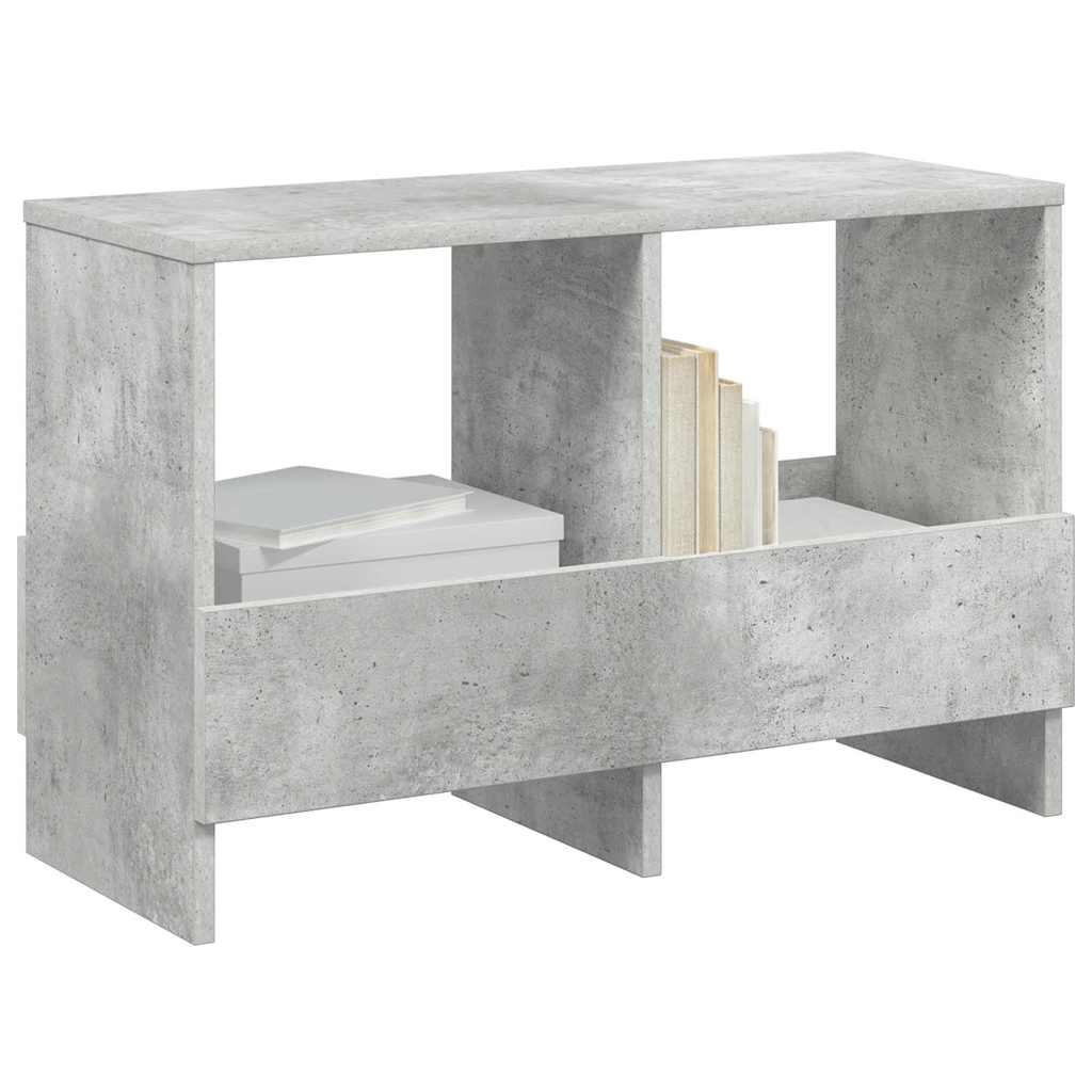 Estante de revistas cinzento 68,5 x 30 x 45 cm
