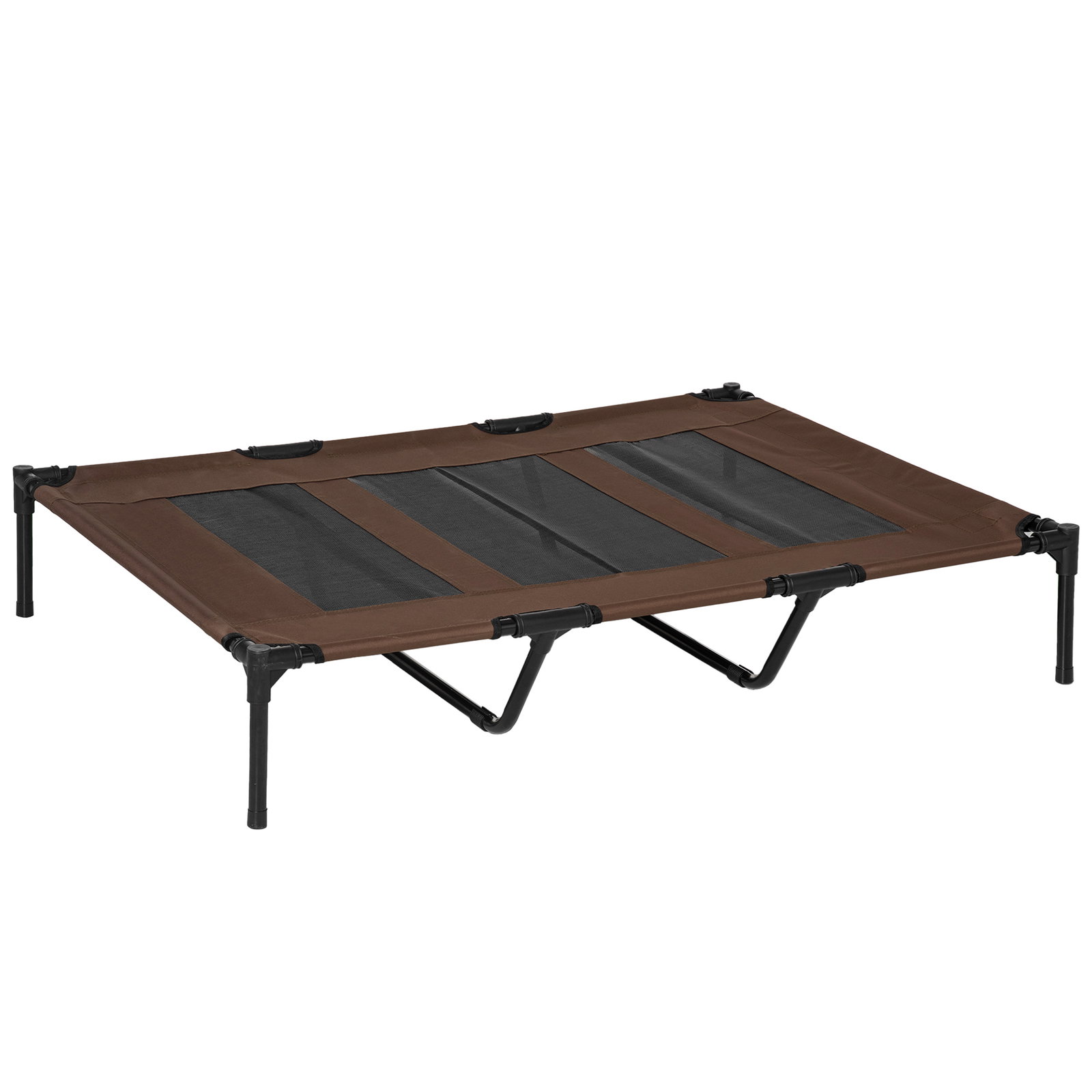 Cama para Animais de Estimação Cama Elevada para Cães Gatos com Tecido Transpirável para Dormir Relaxar Exterior Jardim Terraço