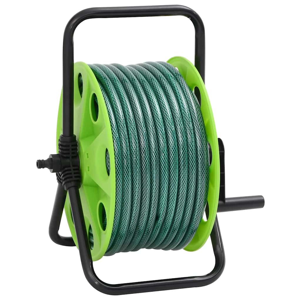 Enrolador de pé c/ conj. de encaixe de mangueira 0,5" 20 m PVC
