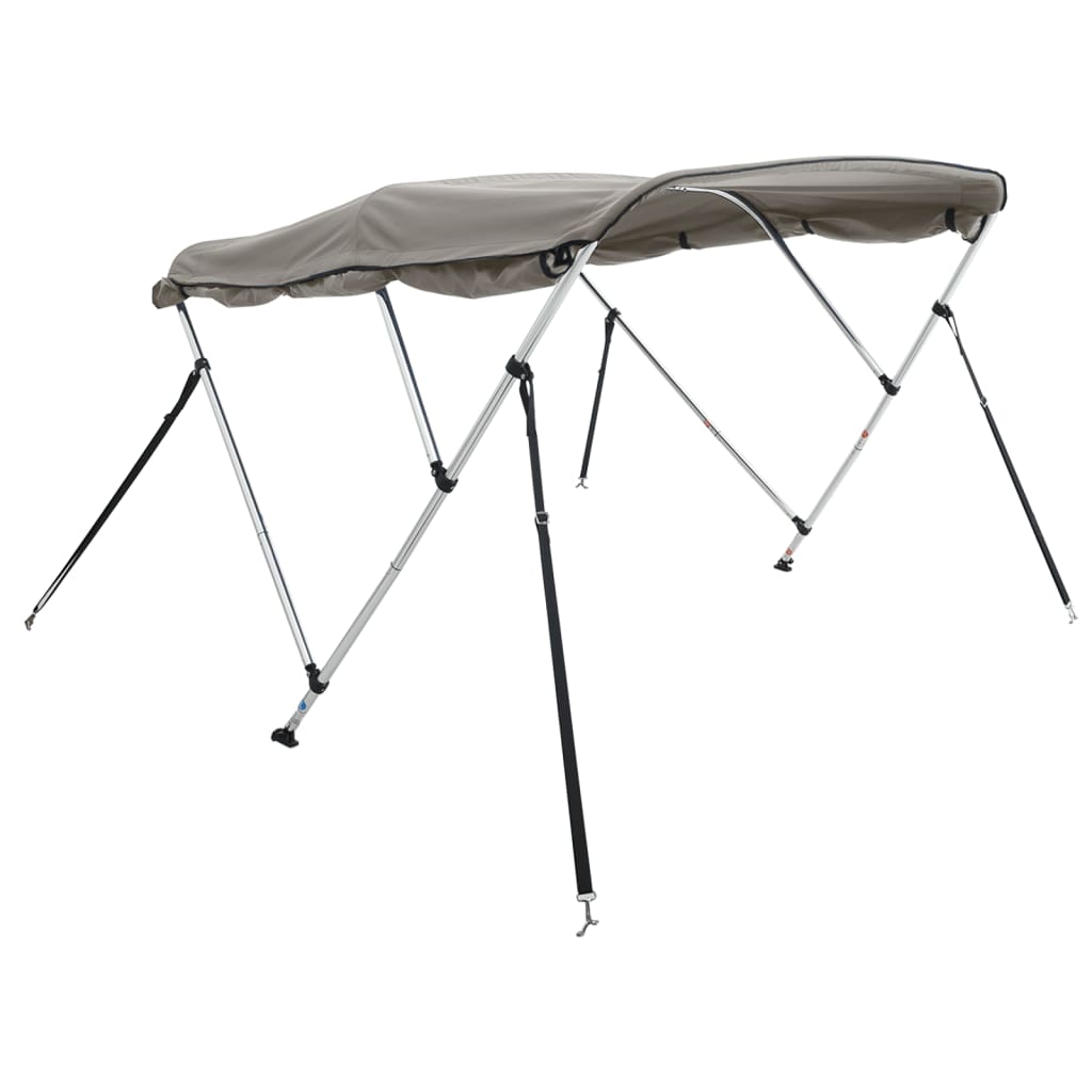 Toldo de 3 arcos bimini c/ paredes laterais 183x(170-182)x137cm