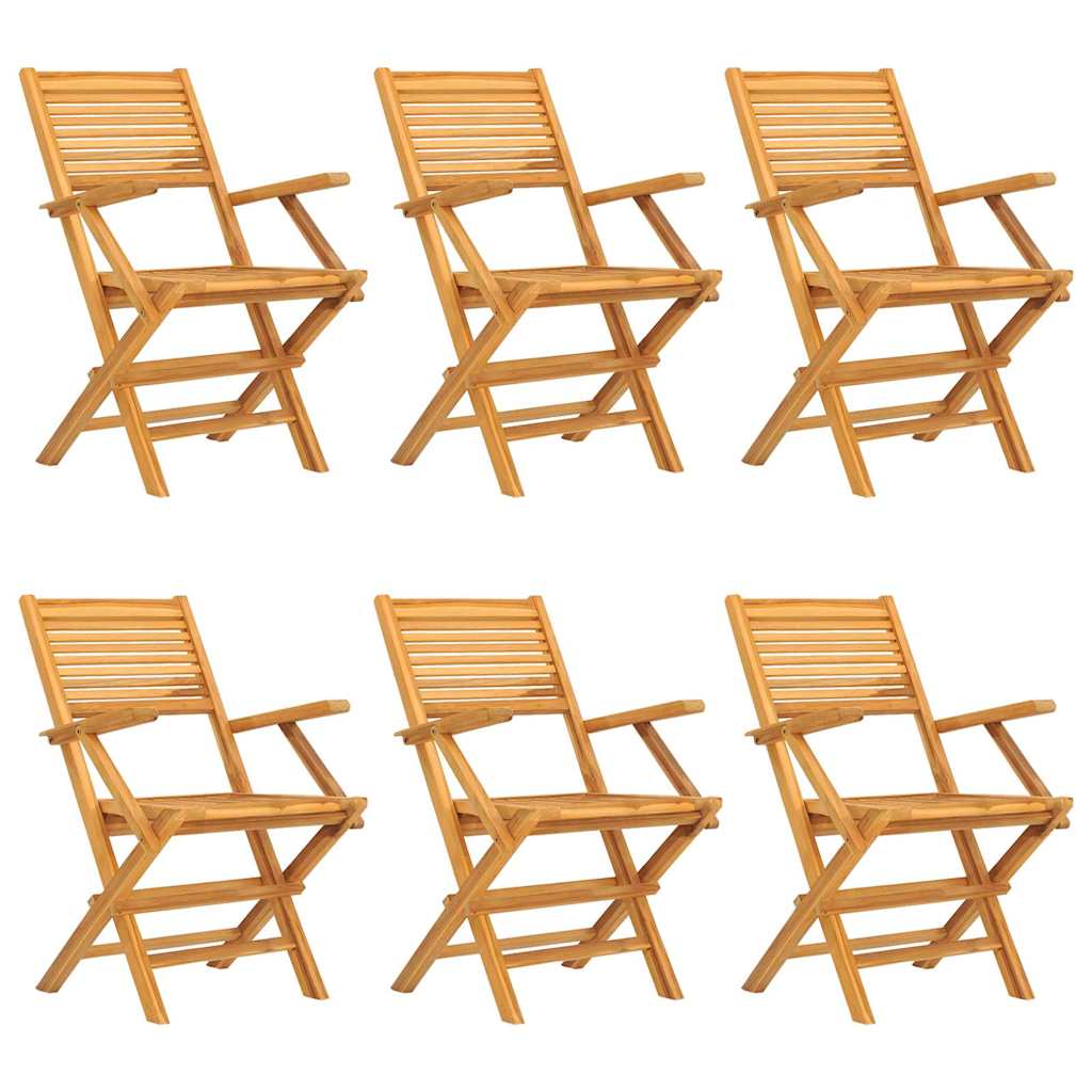 Conjunto de jantar para jardim 7 pcs madeira de teca maciça