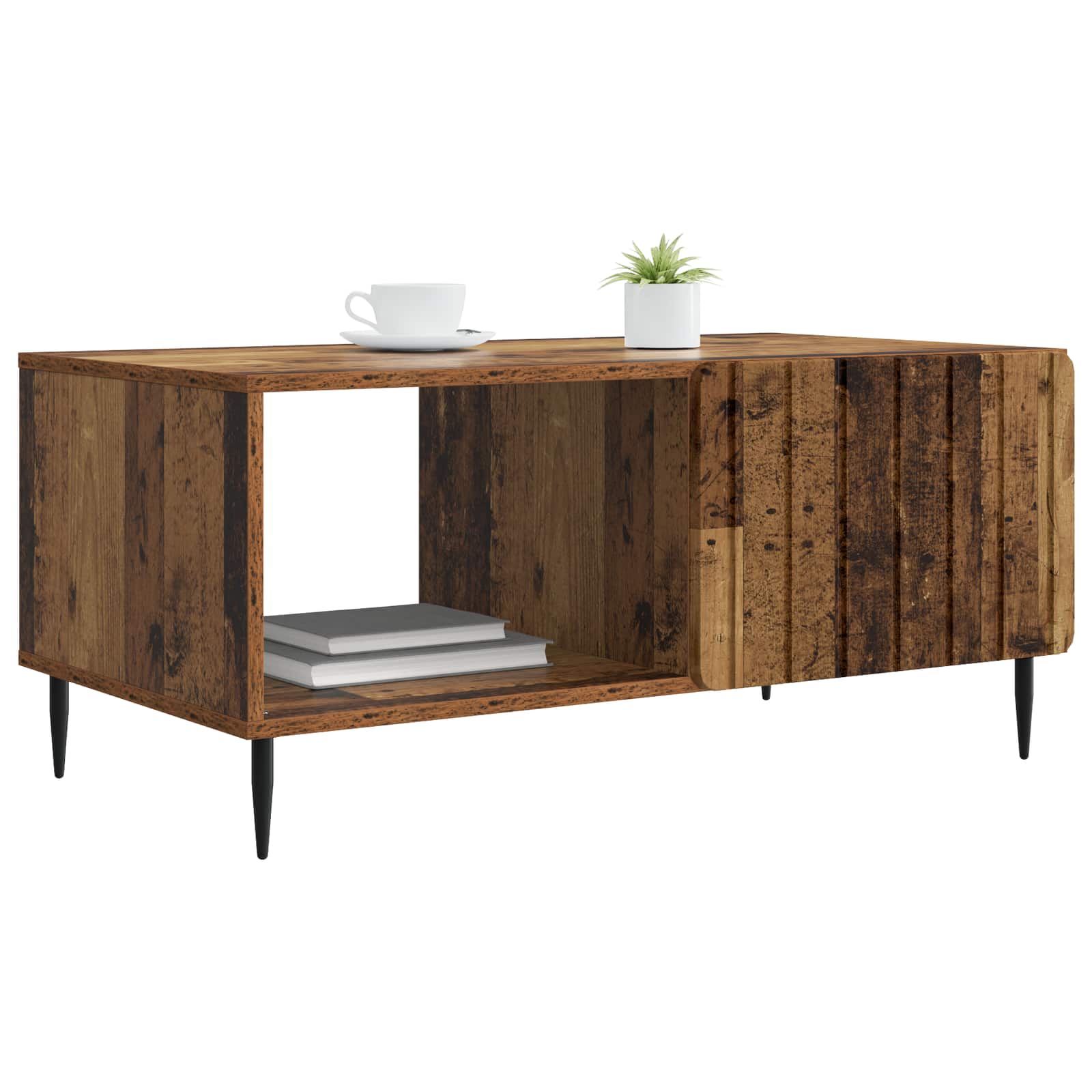 Mesa de centro madeira antiga 90 x 50 x 40 cm
