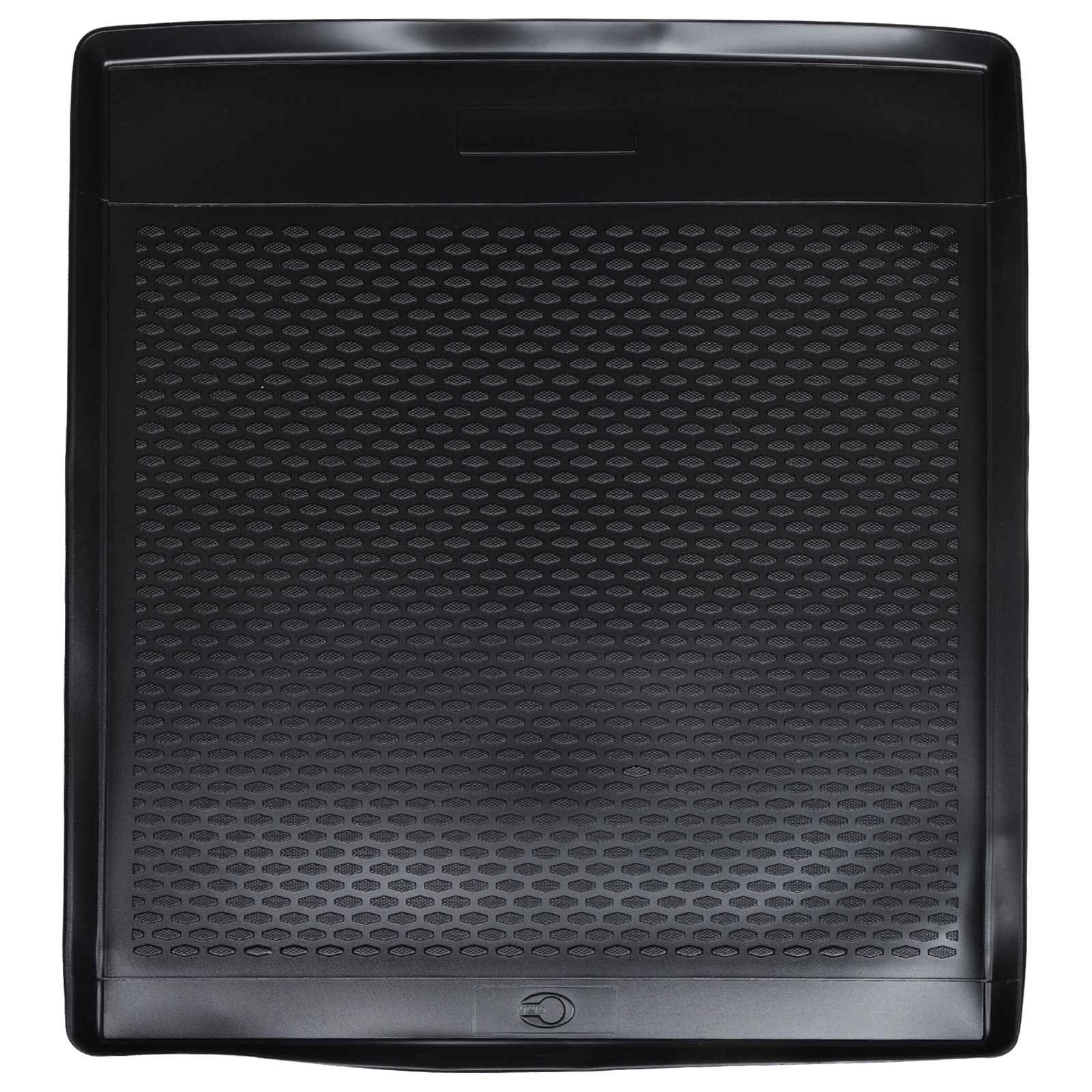 Tapete de porta-malas preto borracha