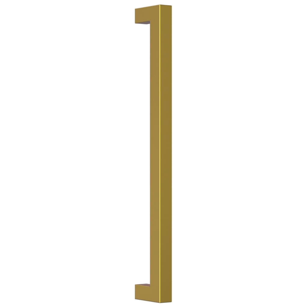 Puxadores para móveis 10 pcs 224 mm aço inoxidável dourado