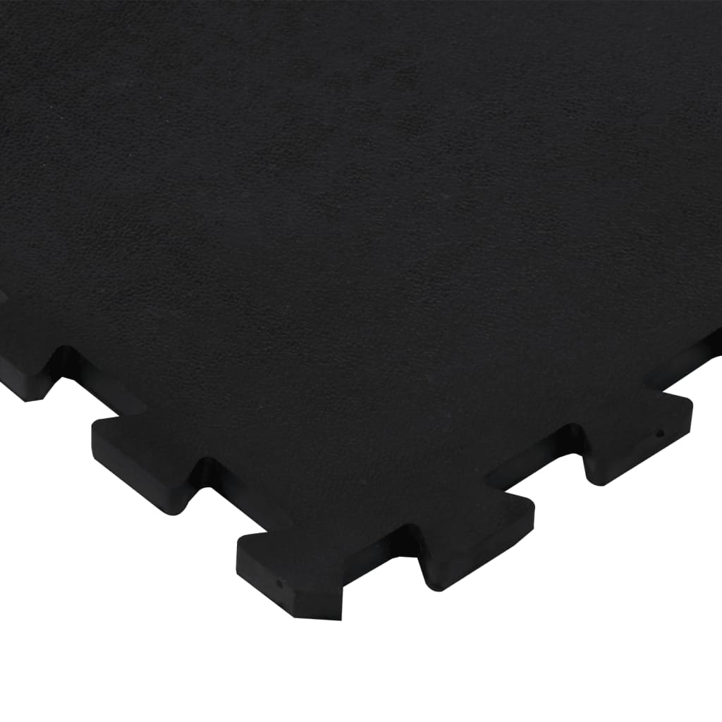 Ladrilho de borracha 12 mm 100x100 cm preto