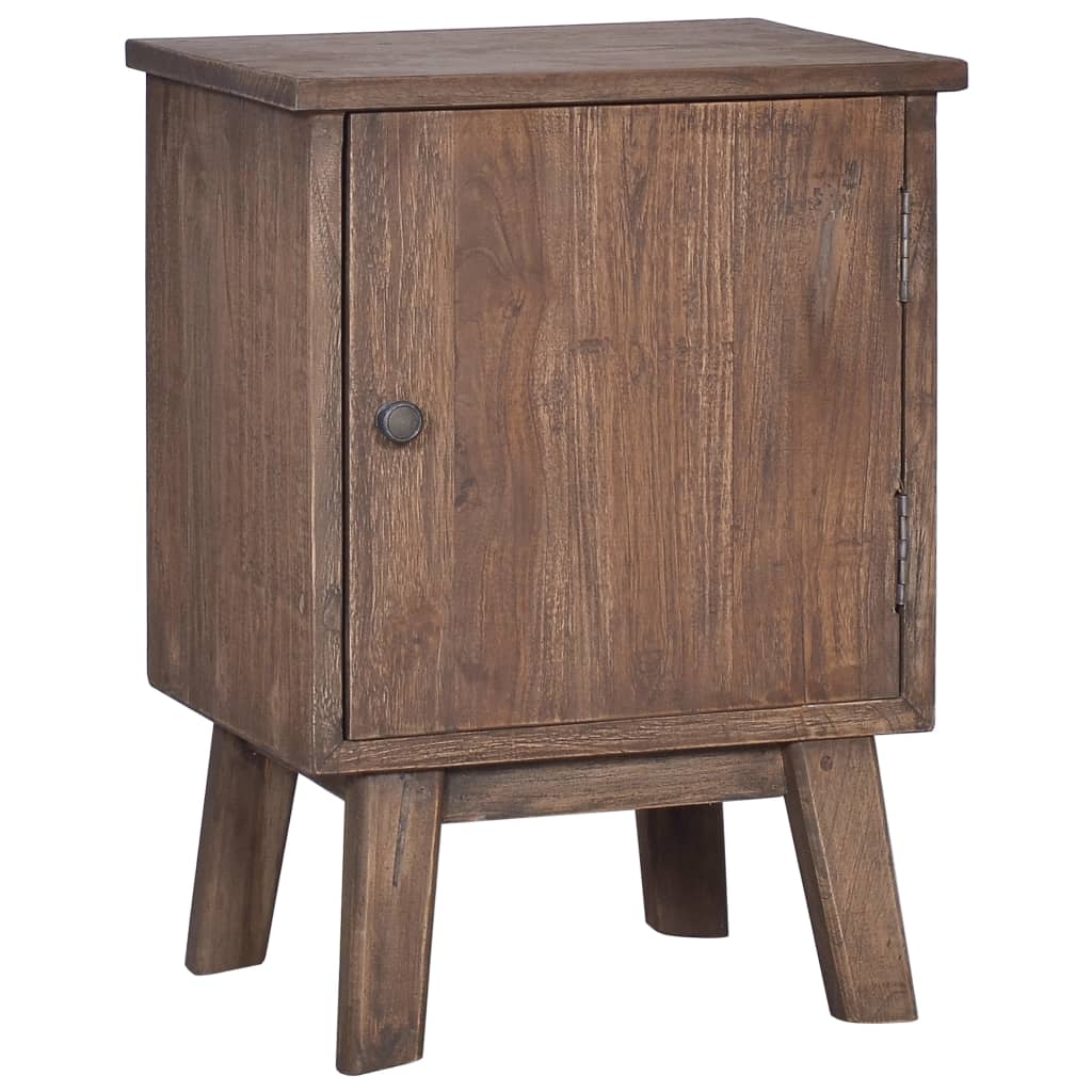 Mesa de cabeceira 40x30x53 cm madeira de teca maciça