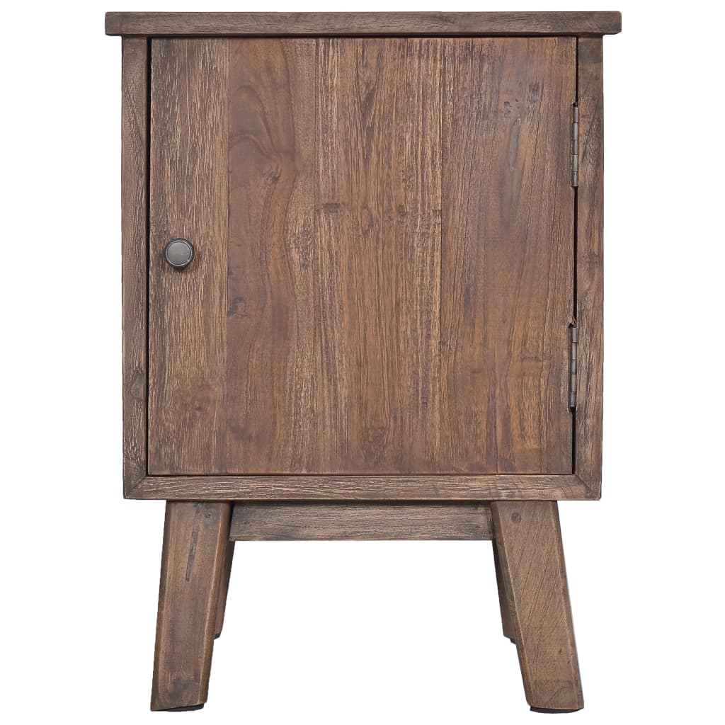 Mesa de cabeceira 40x30x53 cm madeira de teca maciça