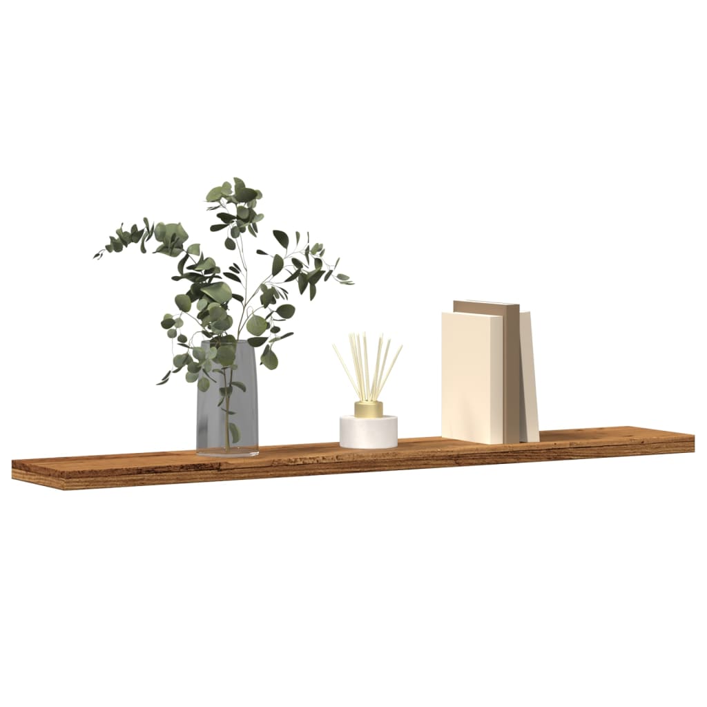 Prateleiras p/ estante 4 pcs derivados de madeira madeira velha