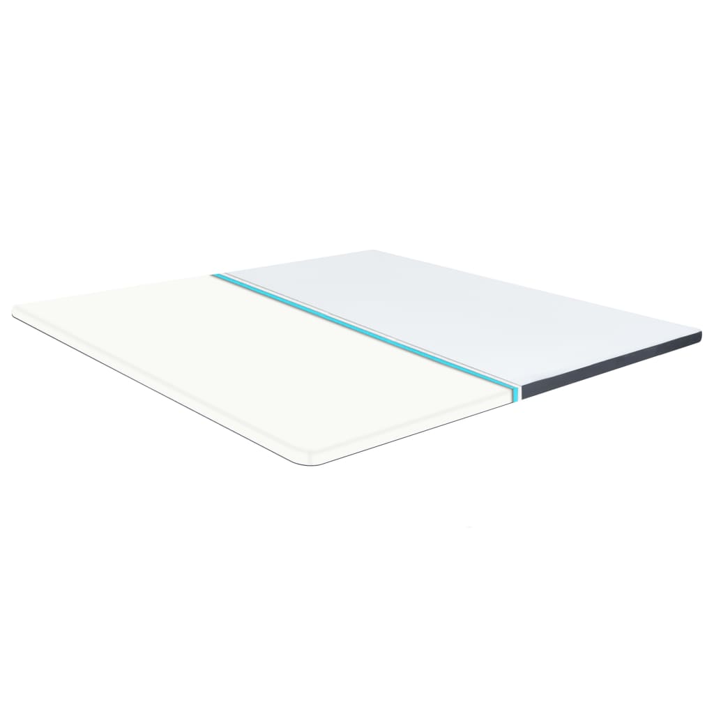 Sobre-colchão para cama boxspring 200x200x5 cm maciez média
