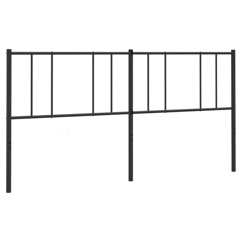 Cabeceira de substituição 200 cm metal preto