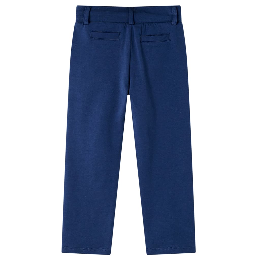 Calças de criança com cordão azul-marinho 104