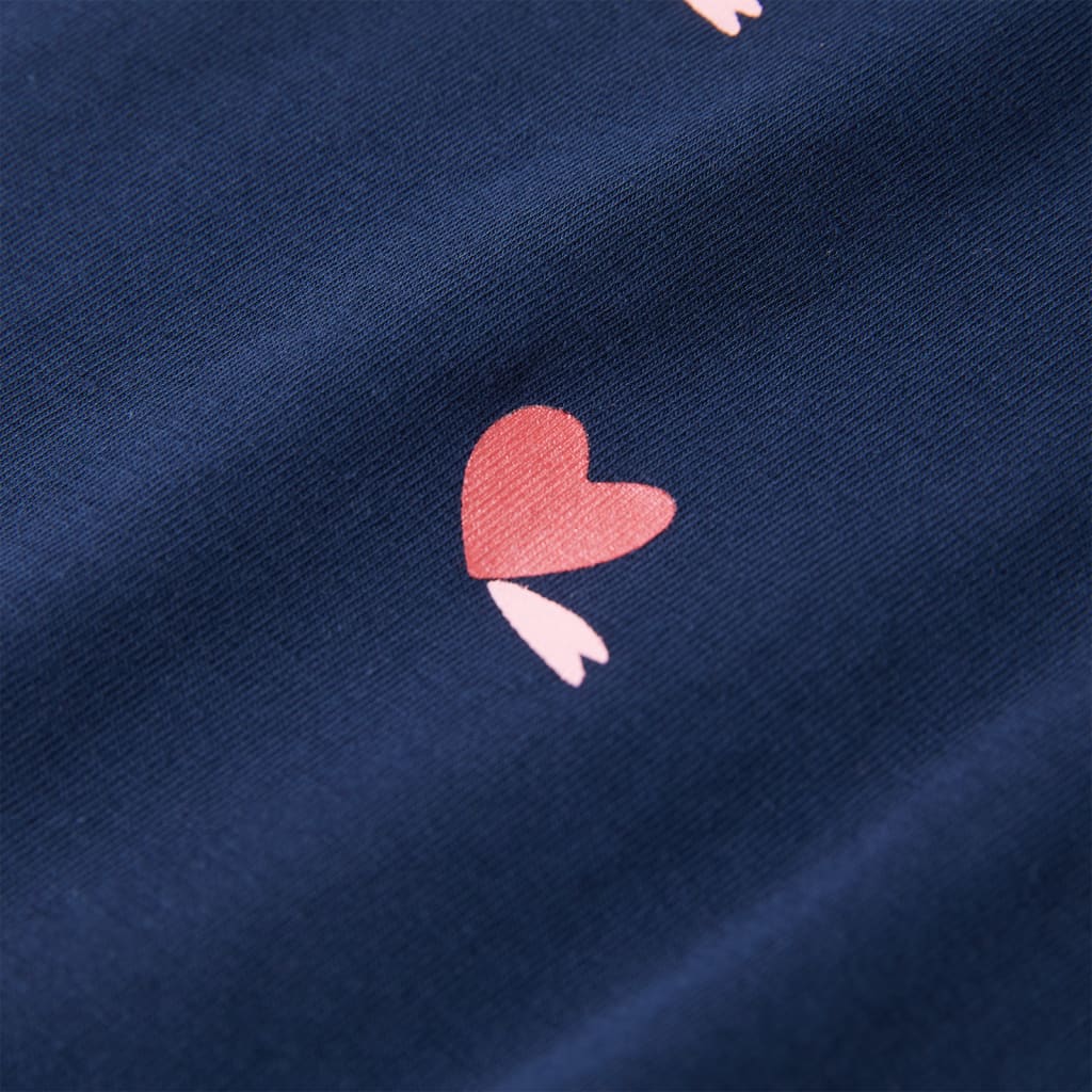 T-shirt infantil azul-escuro 104