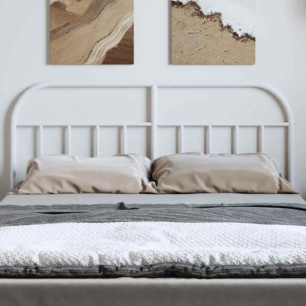 Cabeceira de substituição 150 cm metal branco