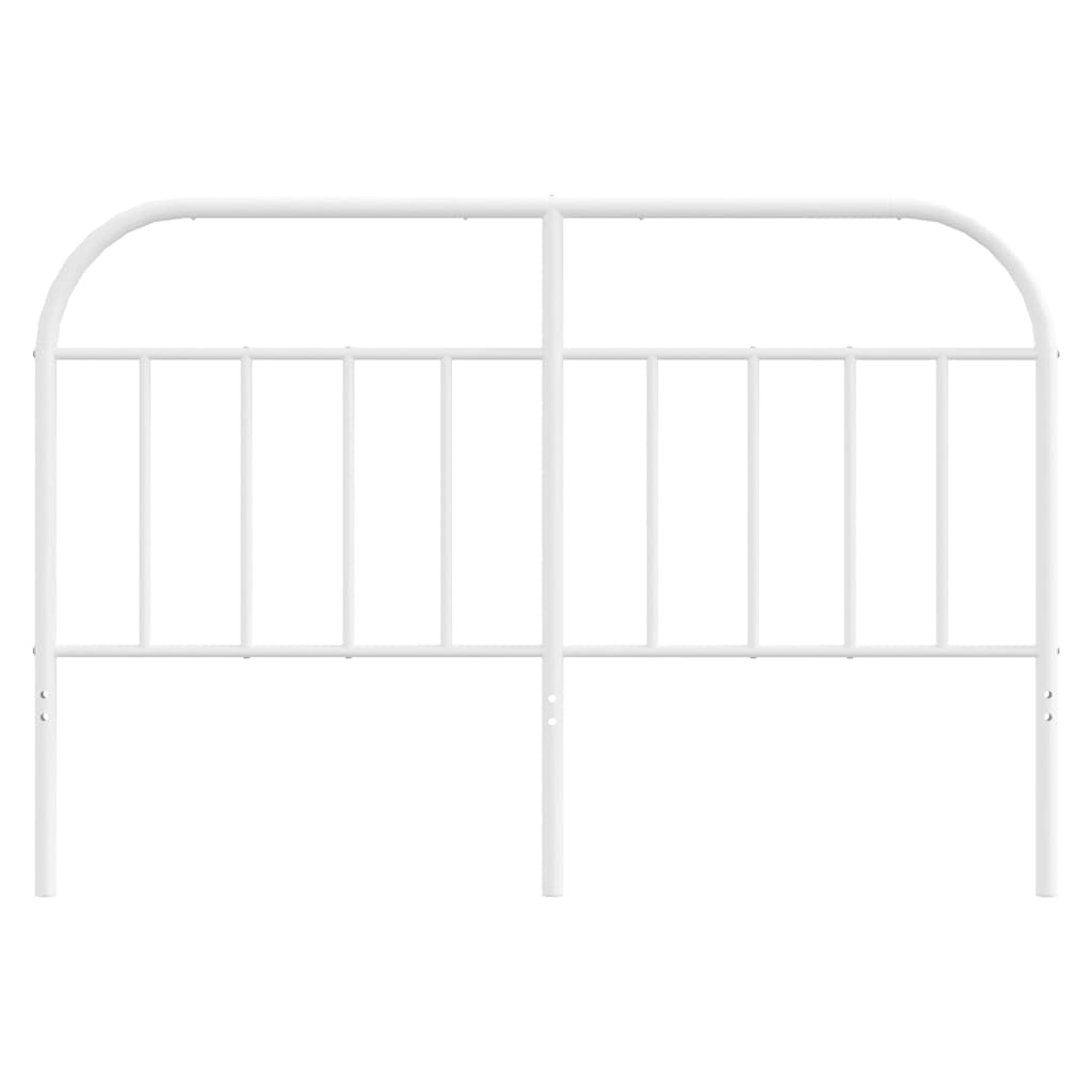 Cabeceira de substituição 150 cm metal branco