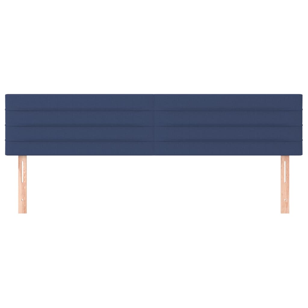 Cabeceiras azul 200x5x78/88 cm tecido