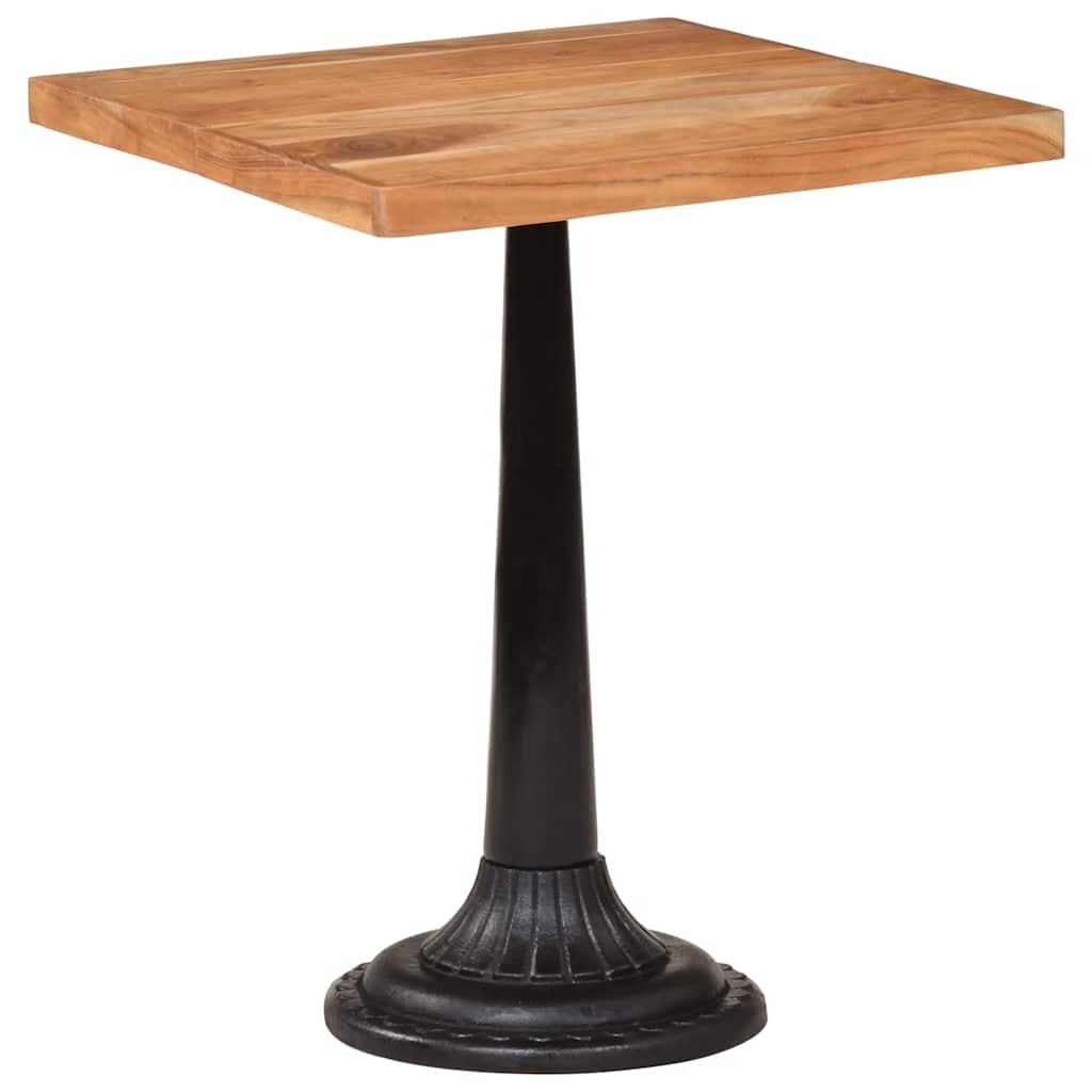 Mesa de bistrô 60x60x76 cm madeira de acácia maciça