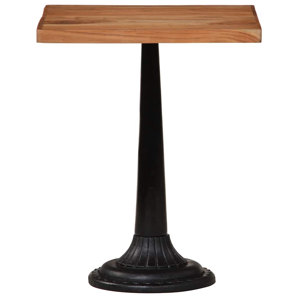 Mesa de bistrô 60x60x76 cm madeira de acácia maciça