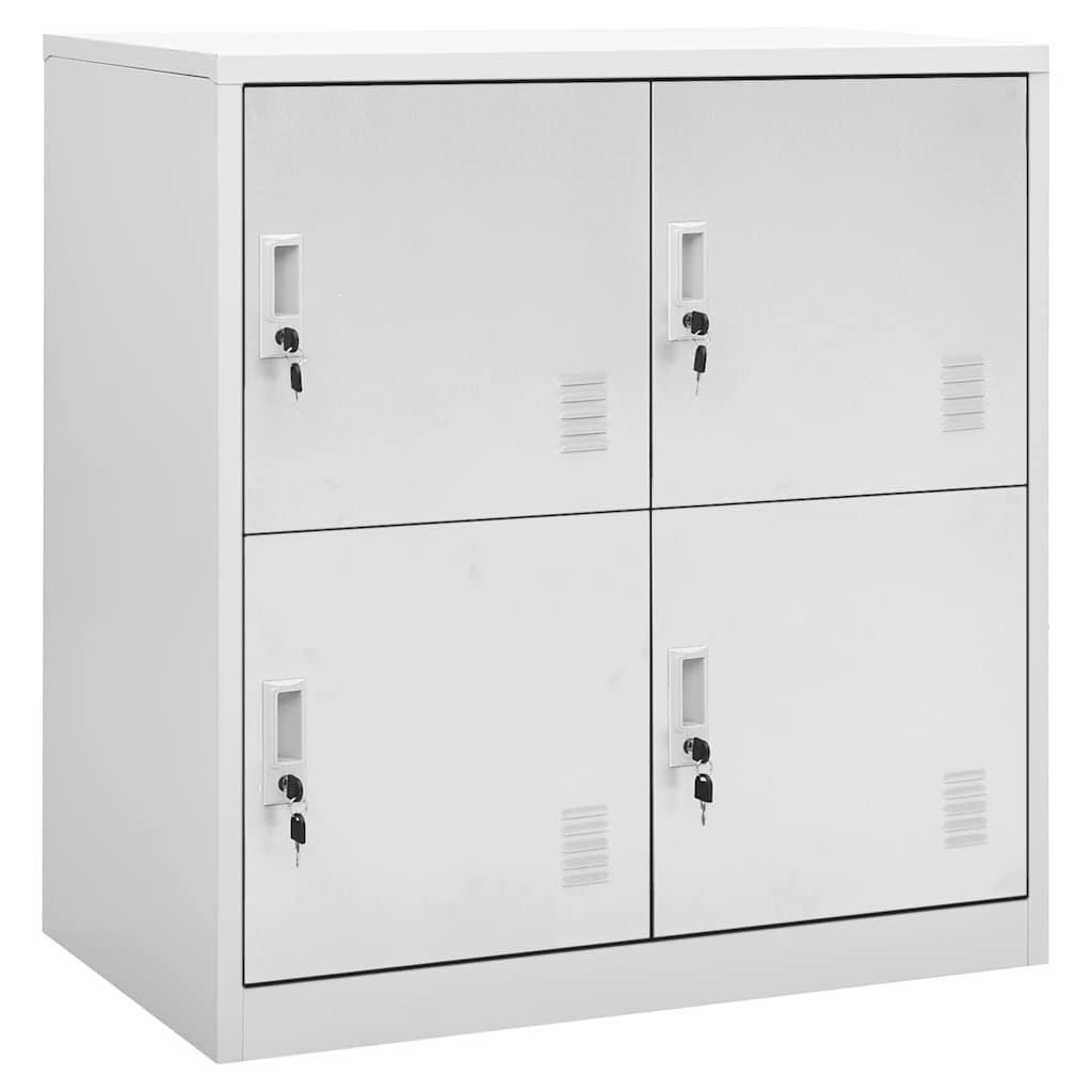 Cacifos 5 pcs 90x45x92,5 cm aço cinzento-claro