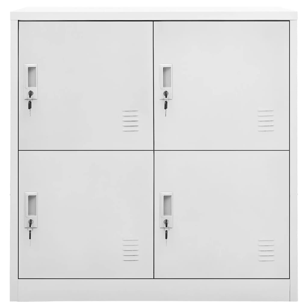 Cacifos 5 pcs 90x45x92,5 cm aço cinzento-claro