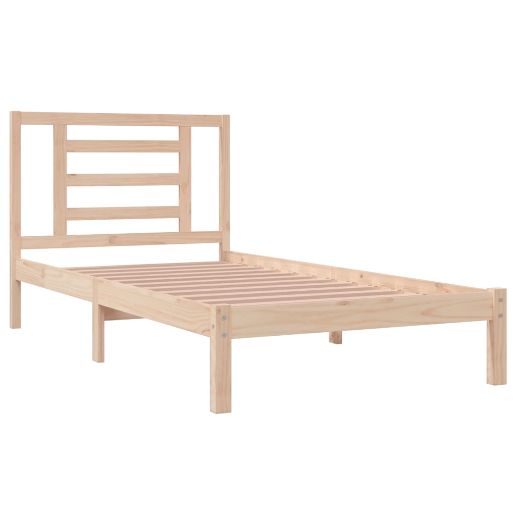 Cama sem colchão 90x190 cm madeira de pinho maciça