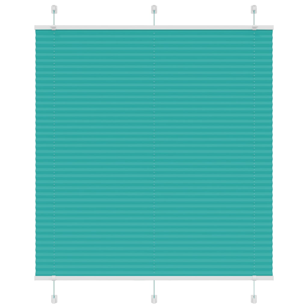 Plissado cego gasolina verde 120x150 cm largura tecido 119,4 cm
