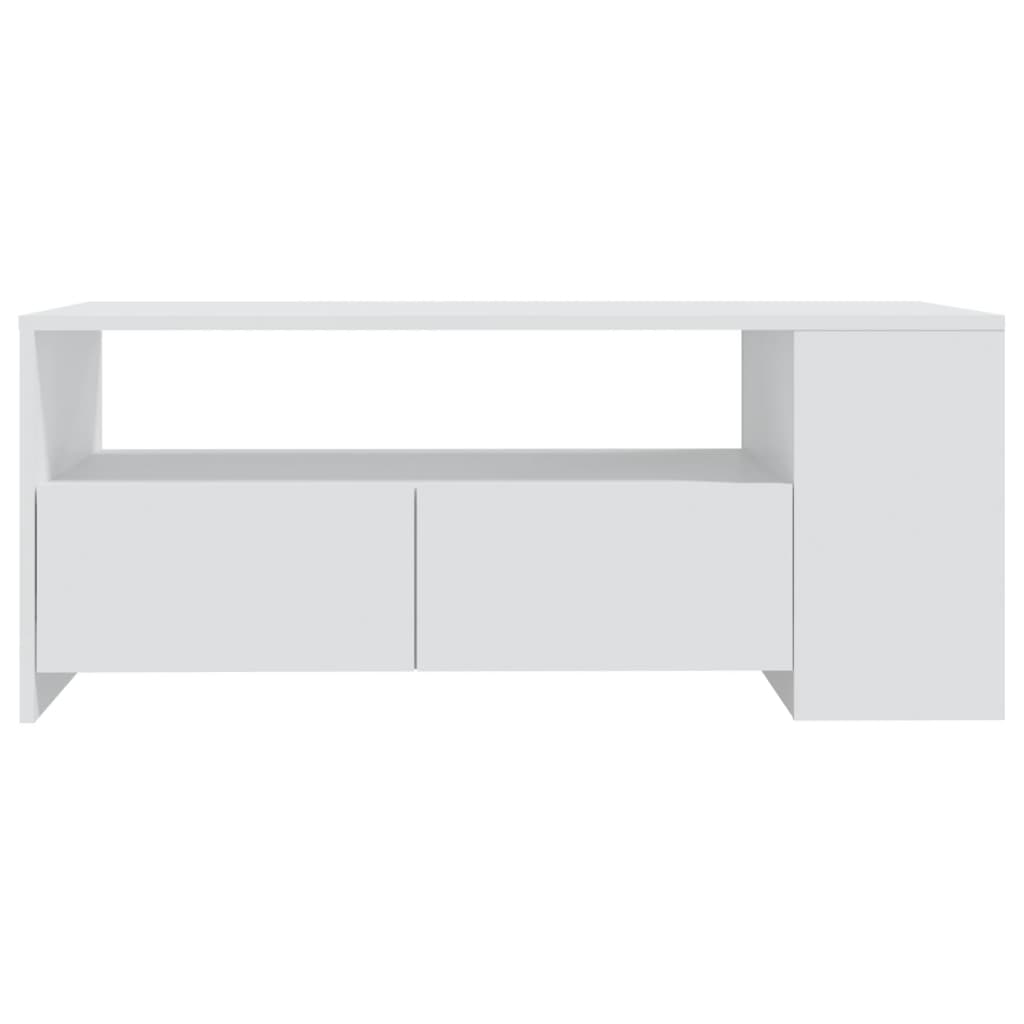 Mesa de centro 102x55x42 cm derivados de madeira branco