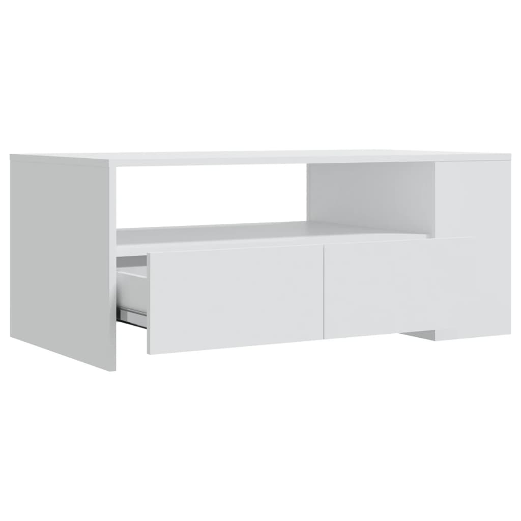 Mesa de centro 102x55x42 cm derivados de madeira branco