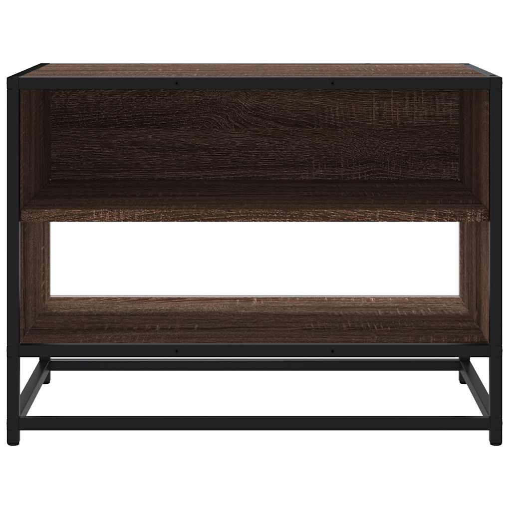 Móvel TV 61x40x46 cm derivados madeira/metal carvalho castanho