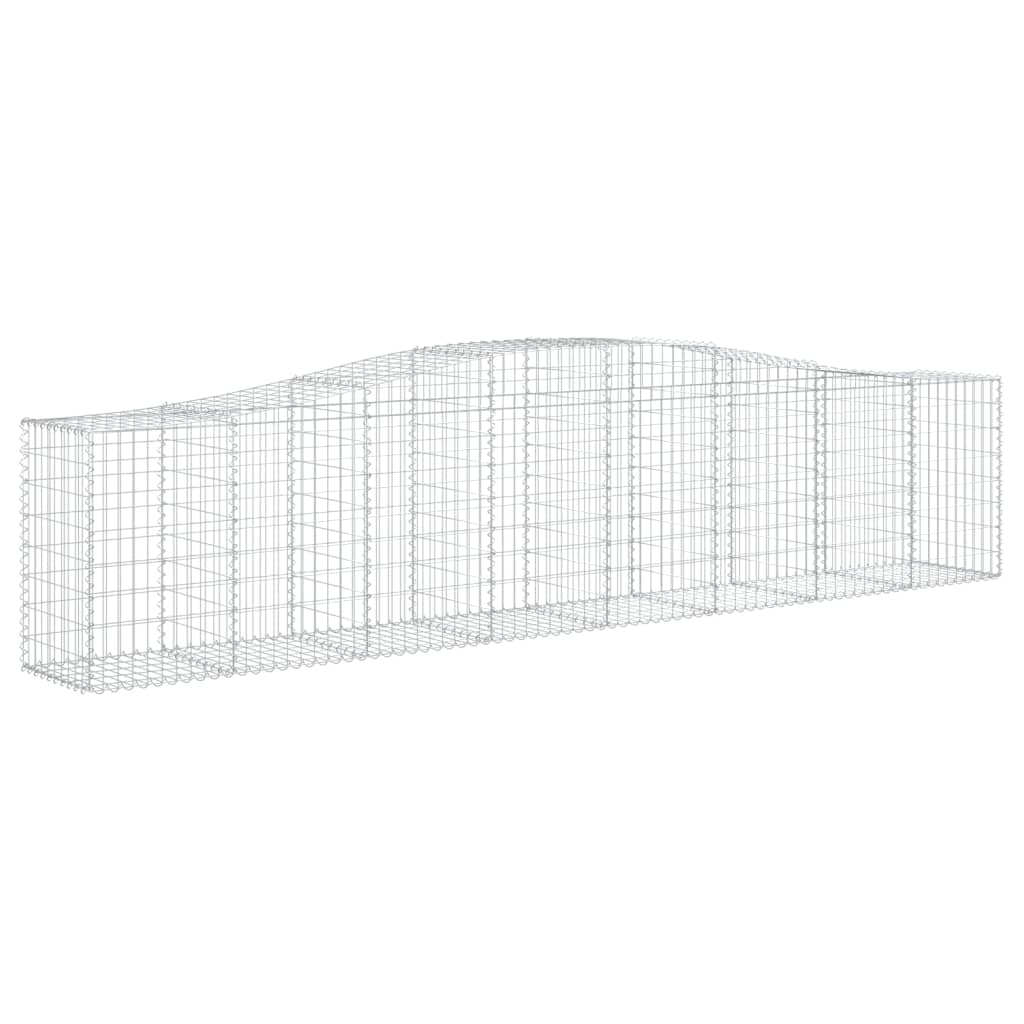 Cestos gabião arqueados 20pcs 400x50x80/100cm ferro galvanizado