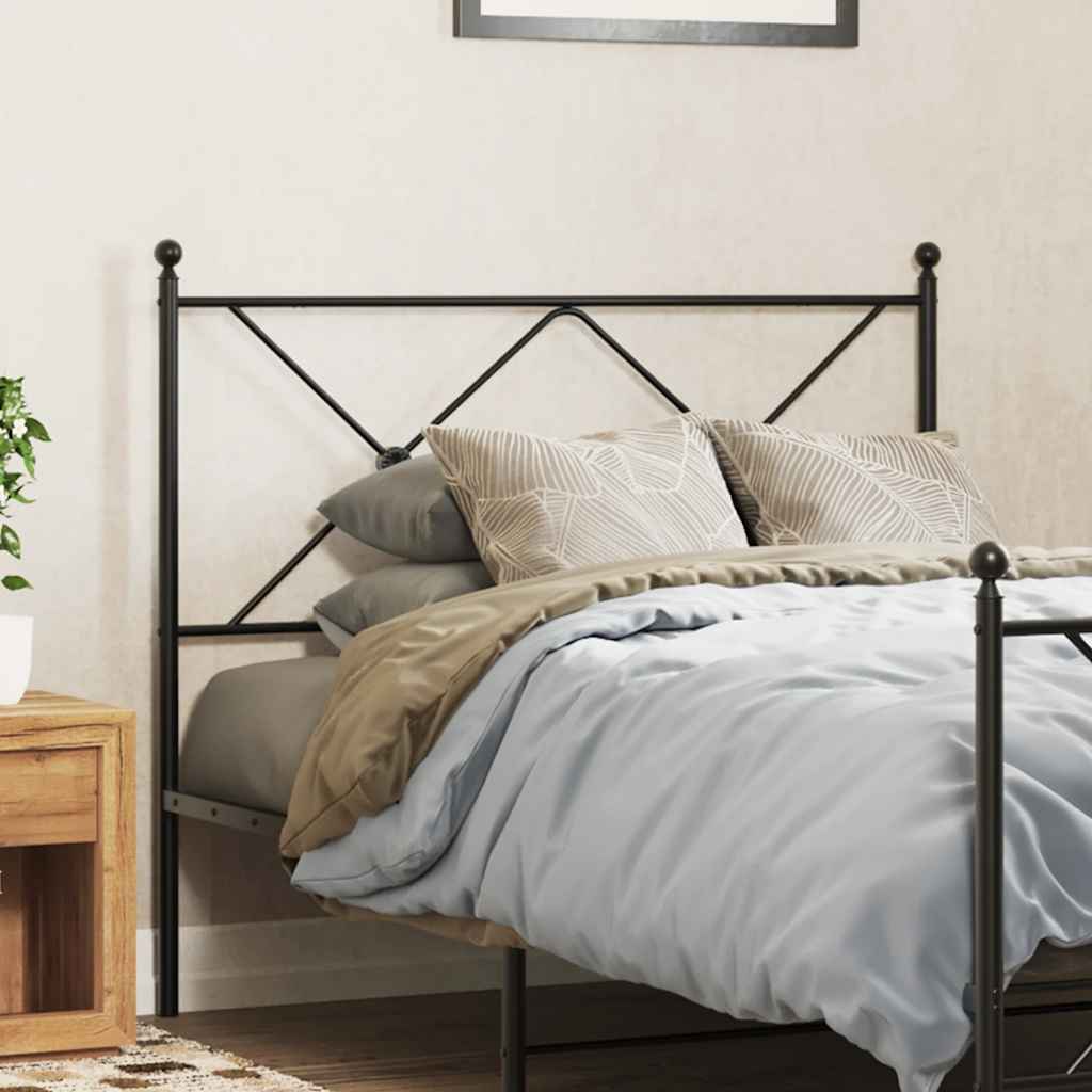 Cabeceira de substituição 107 cm metal preto