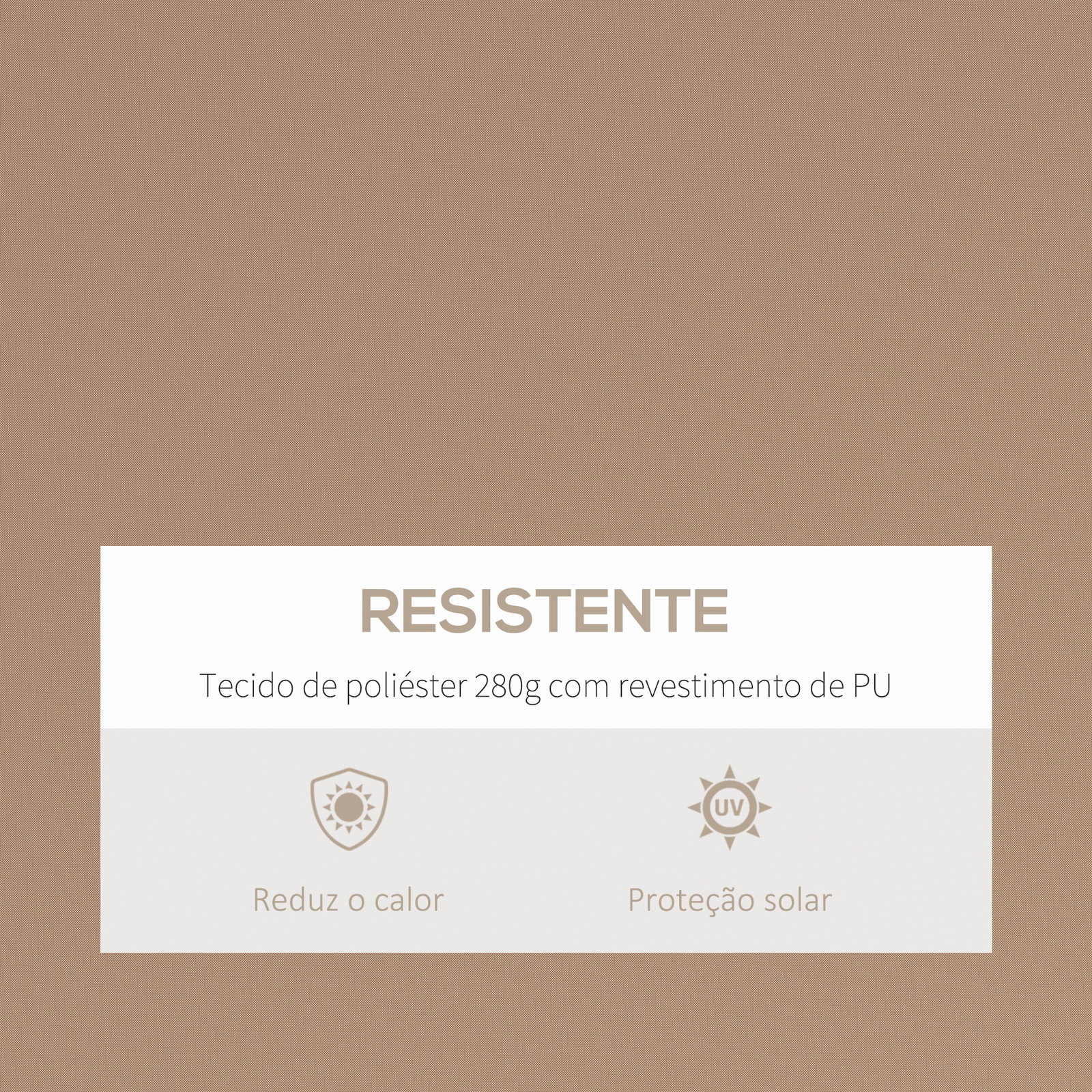 Toldo manual retrátil 350x250 cm para varanda com manivela de metal impermeável e anti-UV para jardim janelas marróm