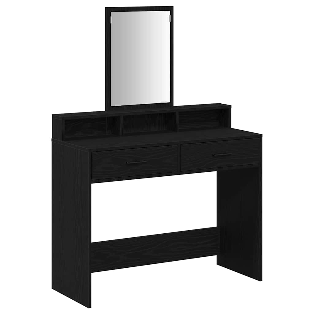 Mesa de vestir carvalho preto 100 x 41 x 140 cm