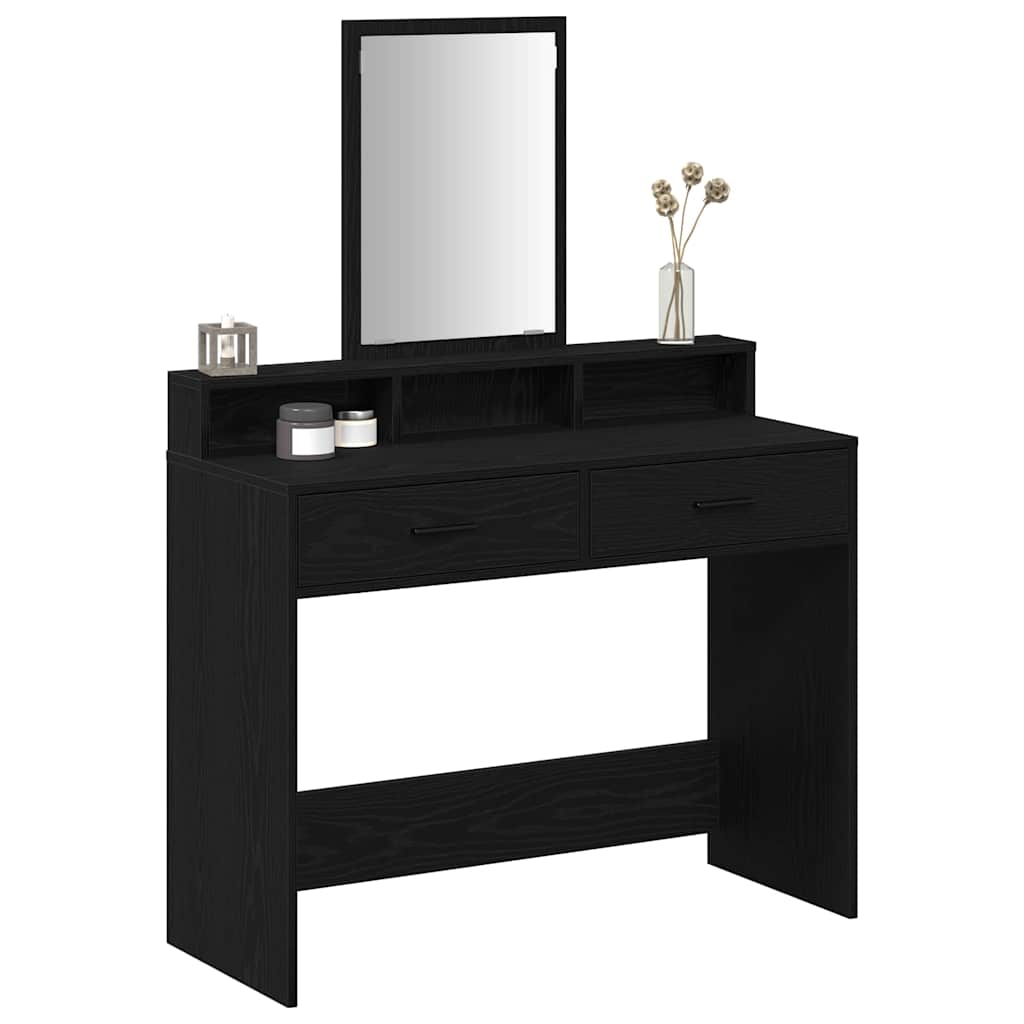 Mesa de vestir carvalho preto 100 x 41 x 140 cm