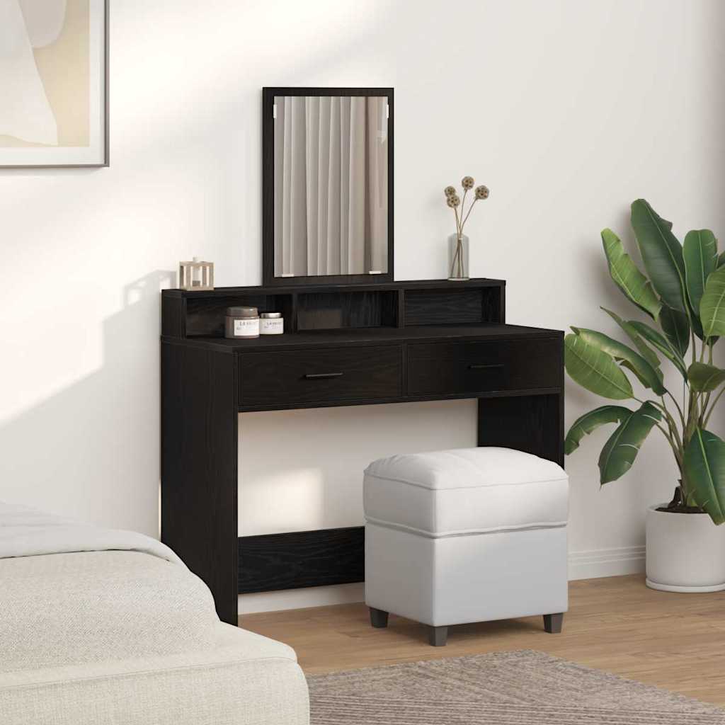Mesa de vestir carvalho preto 100 x 41 x 140 cm