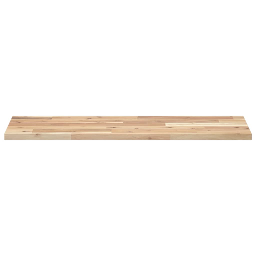 Tampo de mesa retangular 100x30x2 cm madeira de acácia maciça