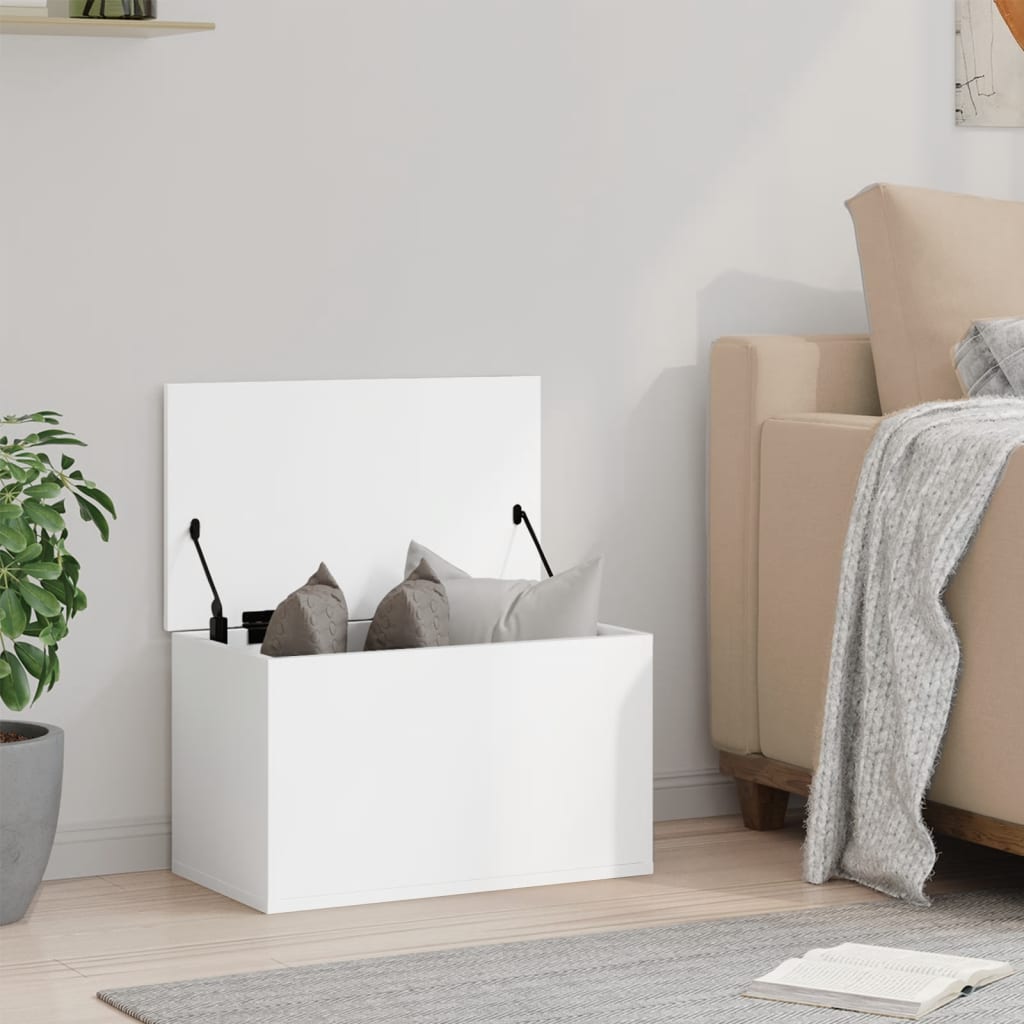 Caixa de arrumação 60x35x35 cm derivados de madeira branco