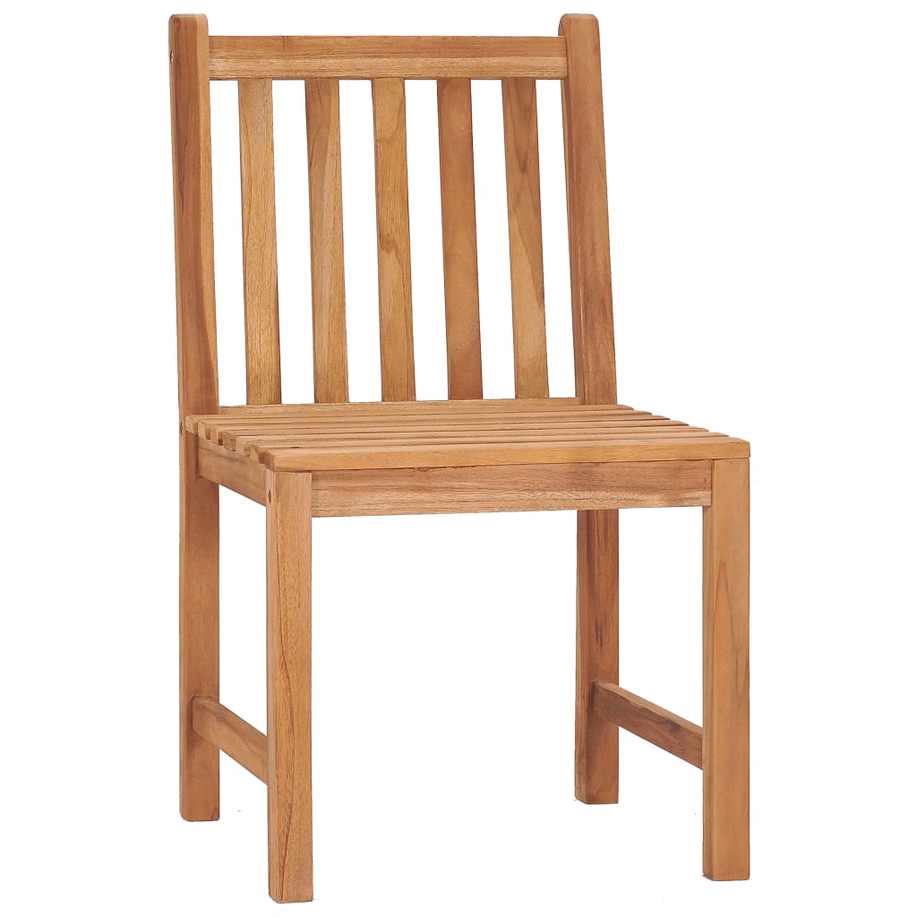Conjunto de jantar de jardim de 5 peças 120x70 cm madeira de teca maciça